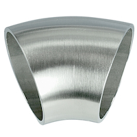 45° Bogen, geschliffen Korn 240