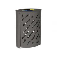 Abfallkorb Venedig für Mülltrennung 2 x 60 liter