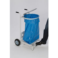 Mobile Abfallsammler mit Fußpedal