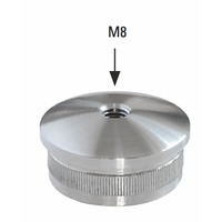 Abschlussstopfen leicht gewölbt mit Gewinde M8