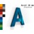 Acrylbuchstaben 16 mm, farbig