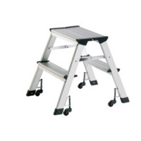 Alu-Trittleitern mit Rollen