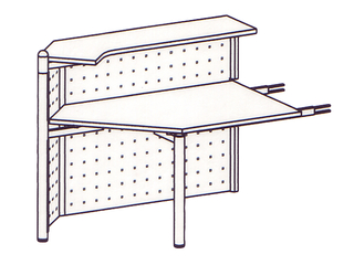 Anbautheke Seven fünfeckig