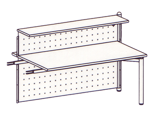 Anbautheke Seven gerade, 1600 mm breit