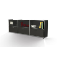 Artline Sideboard breit mit 3 Schubfächer