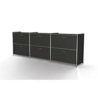 Artline Sideboard breit mit 6 Schubfächer