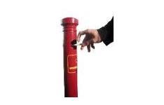 Aschenbecher-Pfosten