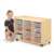 Aufbewahrungsbox Kunststoff transparent, 5 Stück