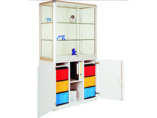 Ausstellungsvitrine mit Unterschrank