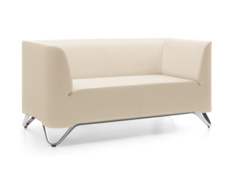 BOXIT 2er Designer Sofa mit Armlehnen