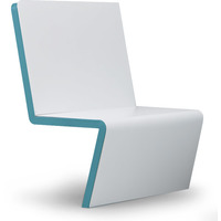 Bank für Wangentisch aus Stahl wandbefestigt mit Dach