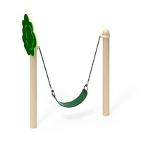 Bauchschaukel Wise Plus mit Holzpfosten