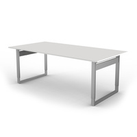 Besprechungstisch Form 5 mit Bügelgestell