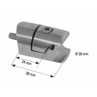 Blechhalter für Klemmprofil