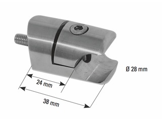 Blechhalter für Klemmprofil