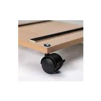 Bodenplatte mit lenkbaren Rollen zu Vitrinen-Serie 24, 24 VBD, 32, 32 VB