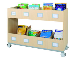 Bücher-Themenwagen