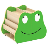 Bücherkiste Frosch, fahr- und klappbar