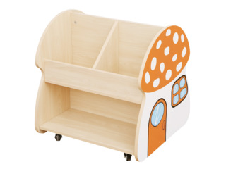 Bücherwagen Pilz