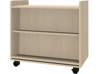 Bücherwagen doppelseitig