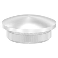 Abschlussstopfen leicht gewölbt mit Rändel dünne Ausführung