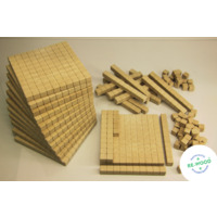 Dienes Klassensatz in Naturfarben aus RE-Wood