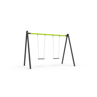 Doppelschaukel Wise Plus mit Stahlpfosten in A-Form