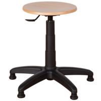 Drehhocker mit Gaslift auf Fu&szlig;kreuz