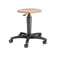 Drehhocker mit Sicherheitsgaslift und Kunststofffu&szlig;kreuz