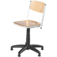 Drehstuhl mit Gaslift auf Polyamid-Fußkreuz