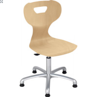 Drehstuhl solit:sit® mit Buchenholzsitzschale