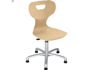 Drehstuhl solit:sit® mit Buchenholzsitzschale