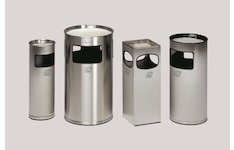 Edelstahl Abfallsammler