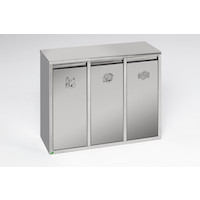 Edelstahl Wertstoffsortiersystem 21ltr. oder 36ltr.