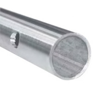 Edelstahlrohr einseitig gelocht