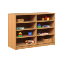 Offenes Werkraumregal mit Mittelwand