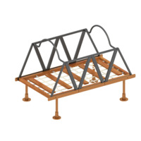 Eisenbahn - Spielplatzgerät KLETTERBRÜCKE