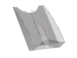 Fachteiler Acrylglas für Prospektfach DIN A4