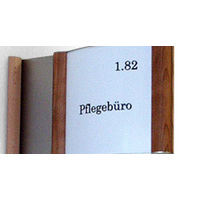 Fahnenschild Salzburg, Echtholz