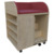 Fahrbare Wickelkommode Breite 80 cm /Treppe, 4 F&auml;cher
