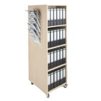 Fahrbarer Bücher-Turm, einseitig