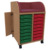 Fahrbares Wickelcenter Breite 70 cm /2x8 Boxen auf Schiene, 1 T&uuml;r seitlich