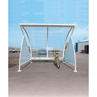 Fahrradüberdachung Halbmond