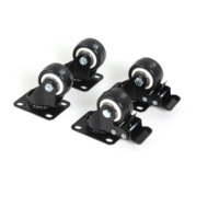 Feststellrollen für Regalschränke, 4-er Set