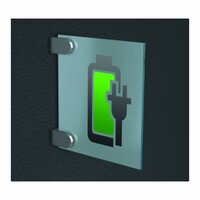 Fahnenschild PremiumFix Serie mit Schildklemmen