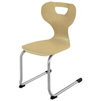 Freischwingerstuhl solit:sit® mit Buchenholzsitzschale