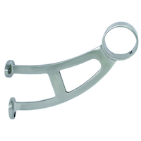 Fuß-/Handlaufstütze V2A geschwungen