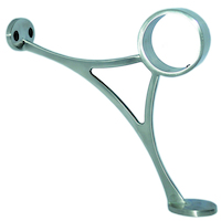 Fußlaufstütze V2A geschwungen