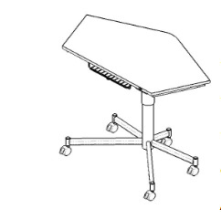 Dreieck 111 x 80/80 cm