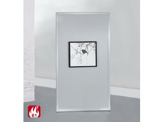Galeriewandmodul SCREEN-ART mit Brandschutzausrüstung